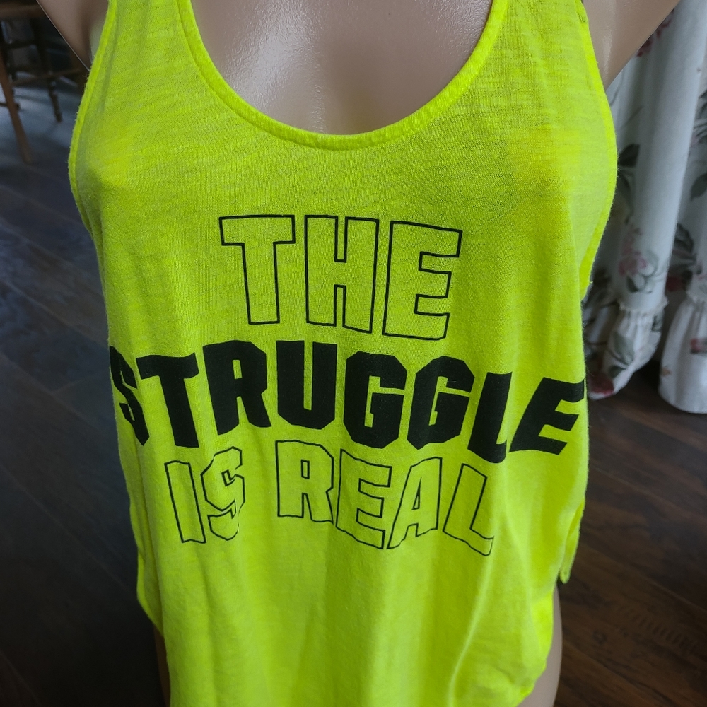 Racer back tank top